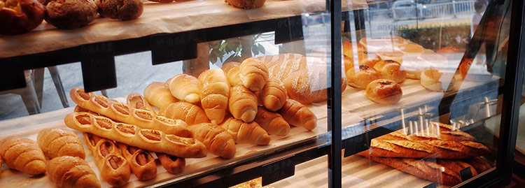 baked goods in professional bakery